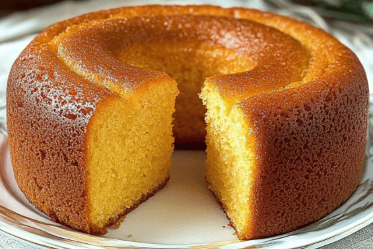 O bolo de fubá de liquidificador é uma daquelas receitas que aquecem o coração.