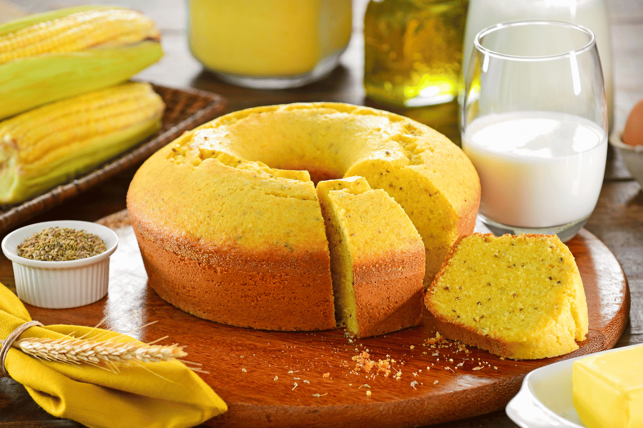 O bolo de milho 5 copos é uma dessas receitas que combinam simplicidade e sabor de forma única.