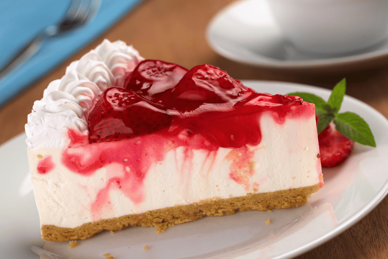 O cream cheesecake é uma sobremesa deliciosa e muito apreciada no mundo todo.