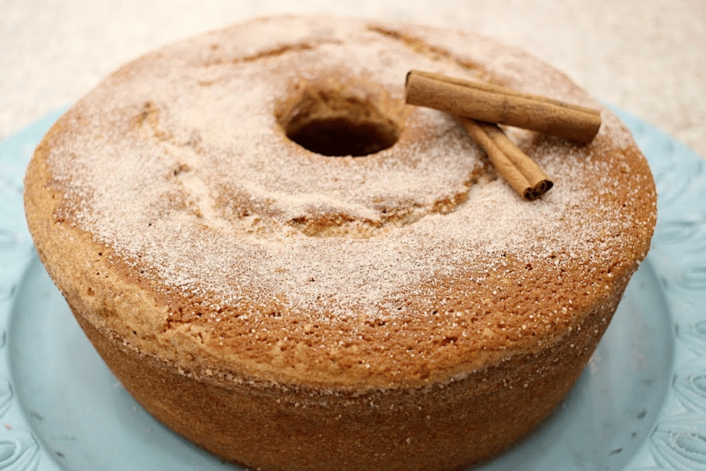 Bolo de maçã com canela
