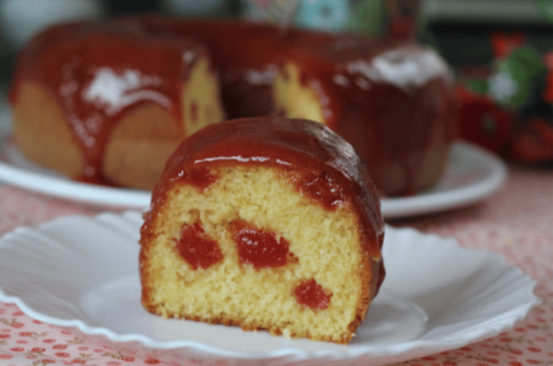 Bolo de trigo com goiabada