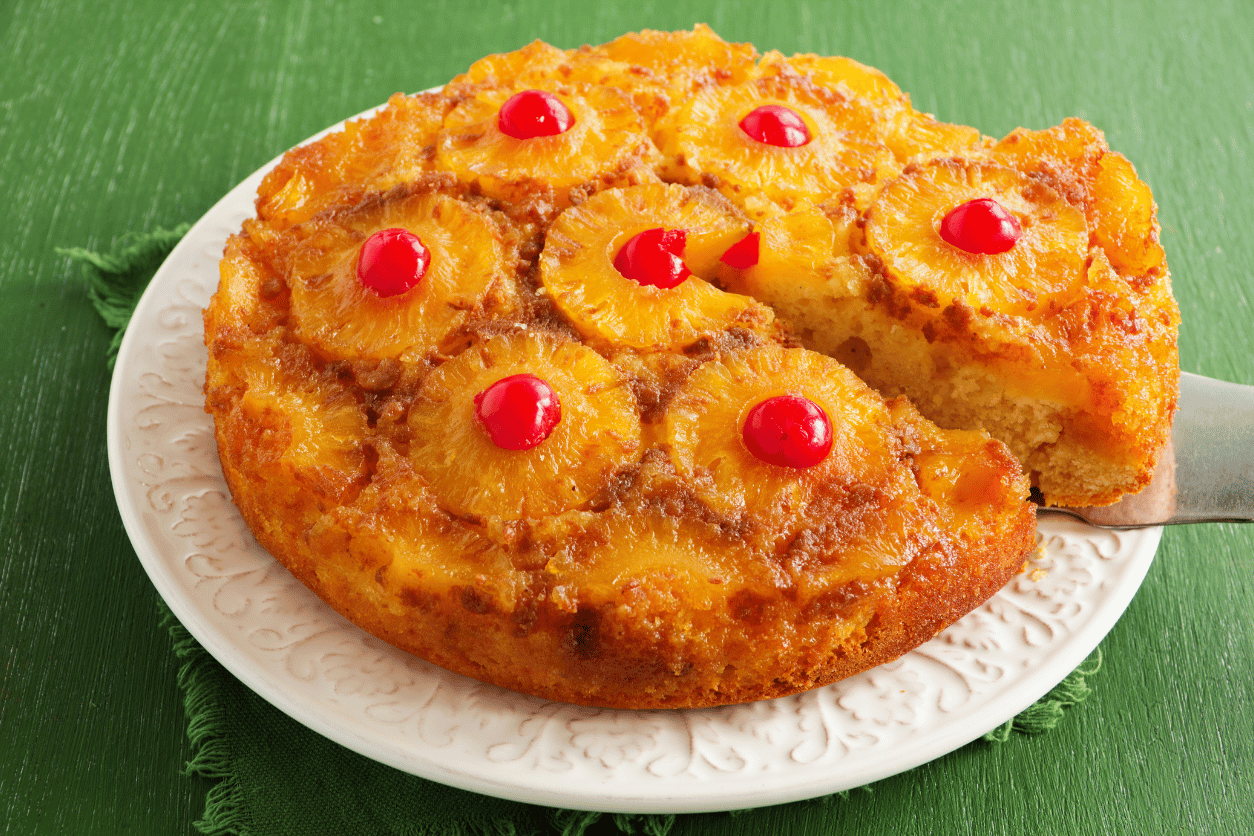 Receita de bolo de abacaxi