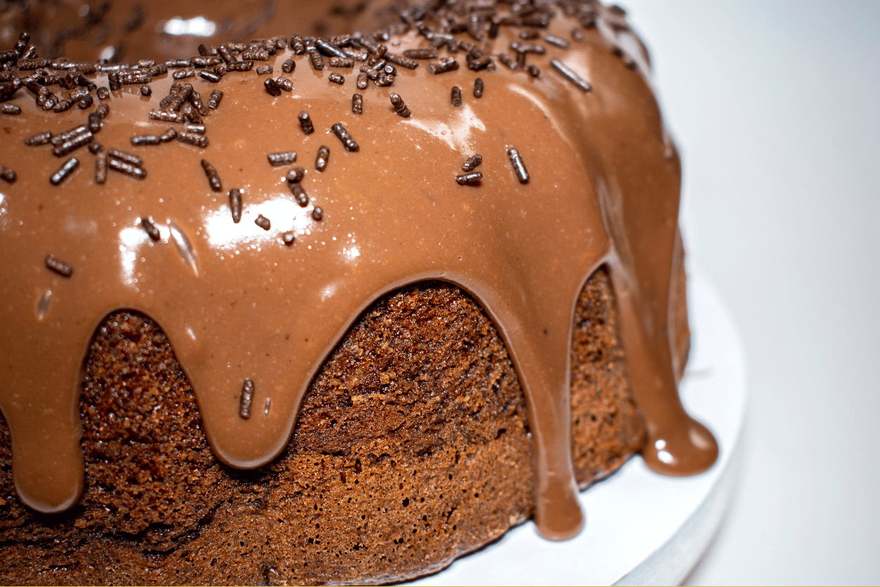 Receita de bolo de chocolate simples