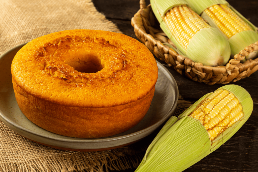 Receita de bolo de milho