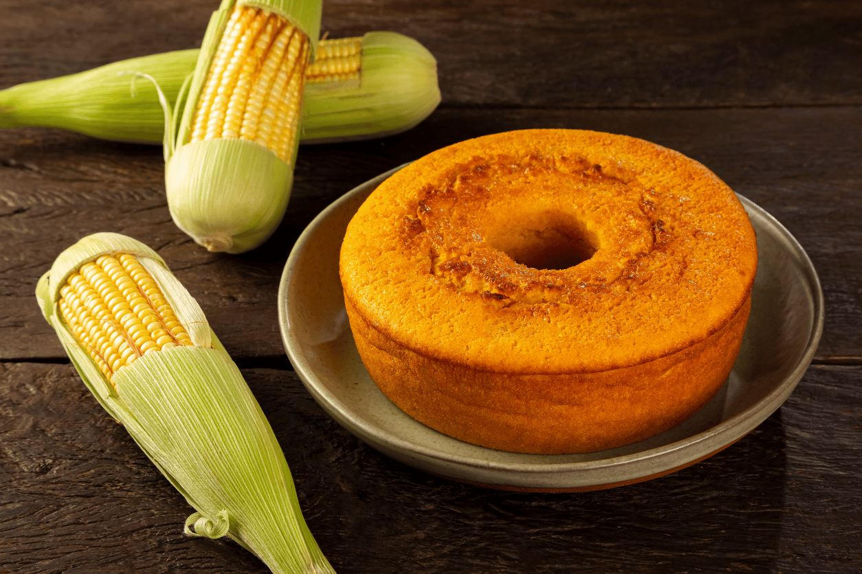 Receita de bolo milho verde
