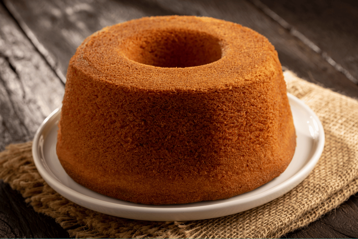 Bolo de fubá simples