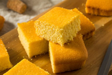 Bolo de fubá com maizena