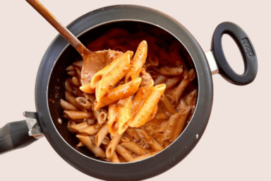 Macarrão na panela de pressão