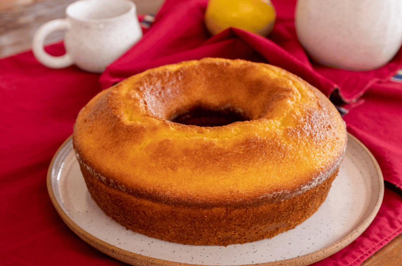 Bolo de cenoura caseiro