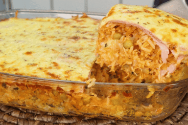 Receita de arroz de forno