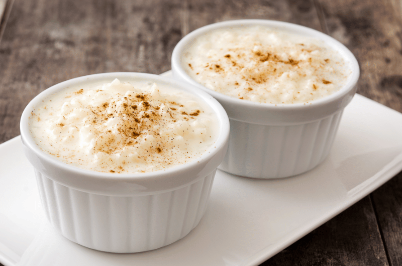 Receita de arroz doce