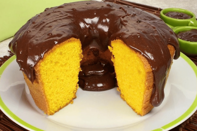 receitas com bolo de cenoura