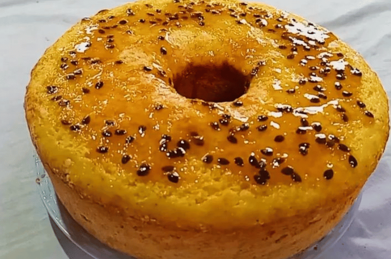 Bolo de maracujá