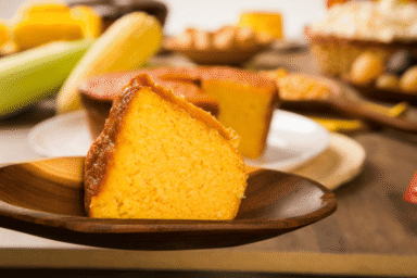 Bolo de milho verde espiga da vovó
