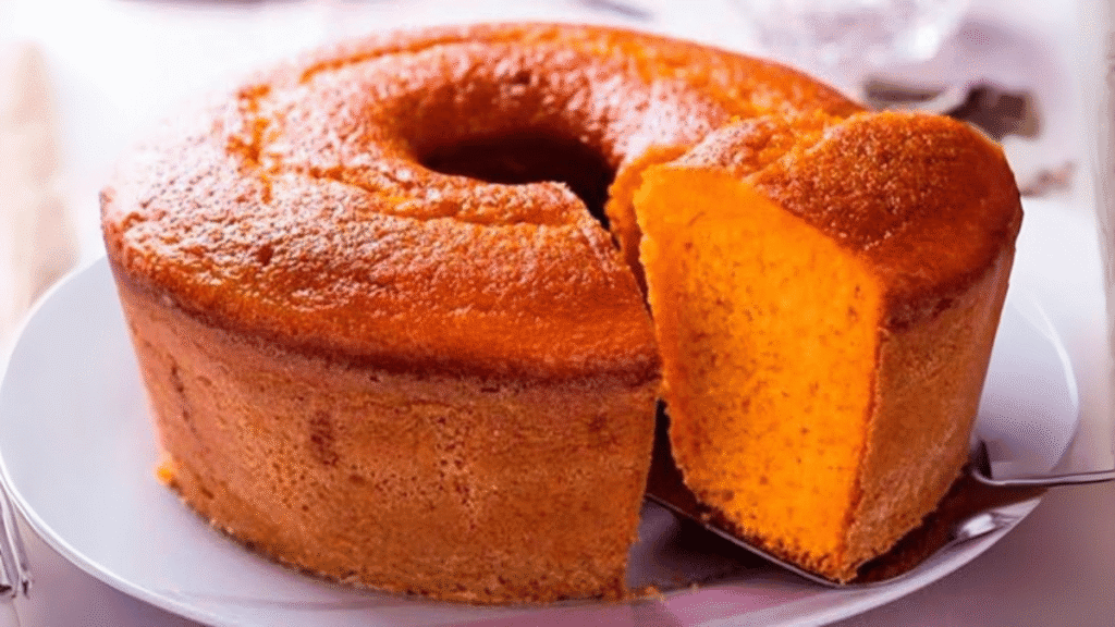 Bolo de cenoura sem farinha