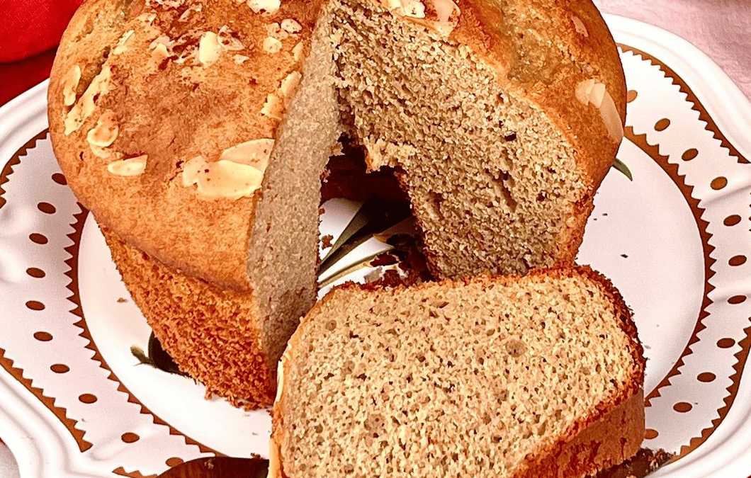 Bolo de maçã sem açúcar