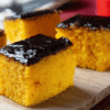 Bolo de cenoura húmido e fofo