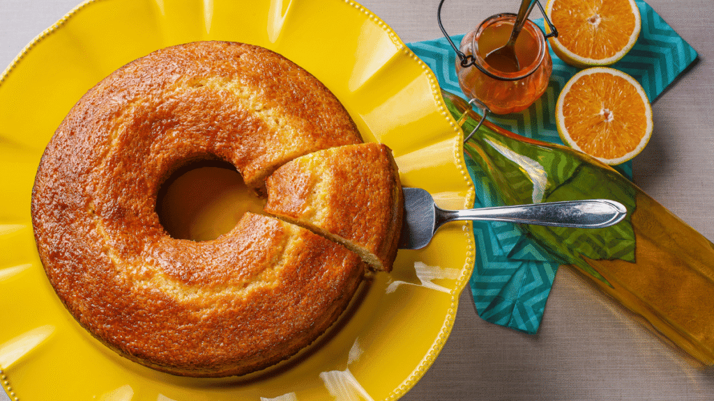 Bolo de laranja fofo