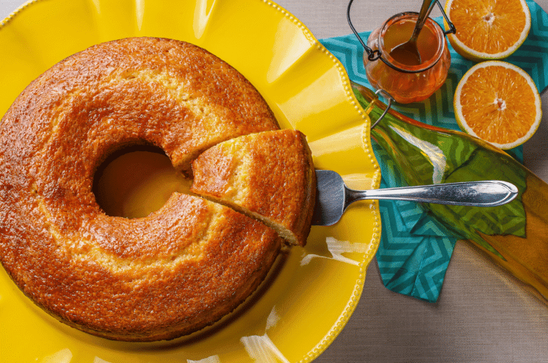 Bolo de laranja fofo