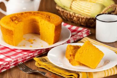 Bolo de milho caipira da vovó