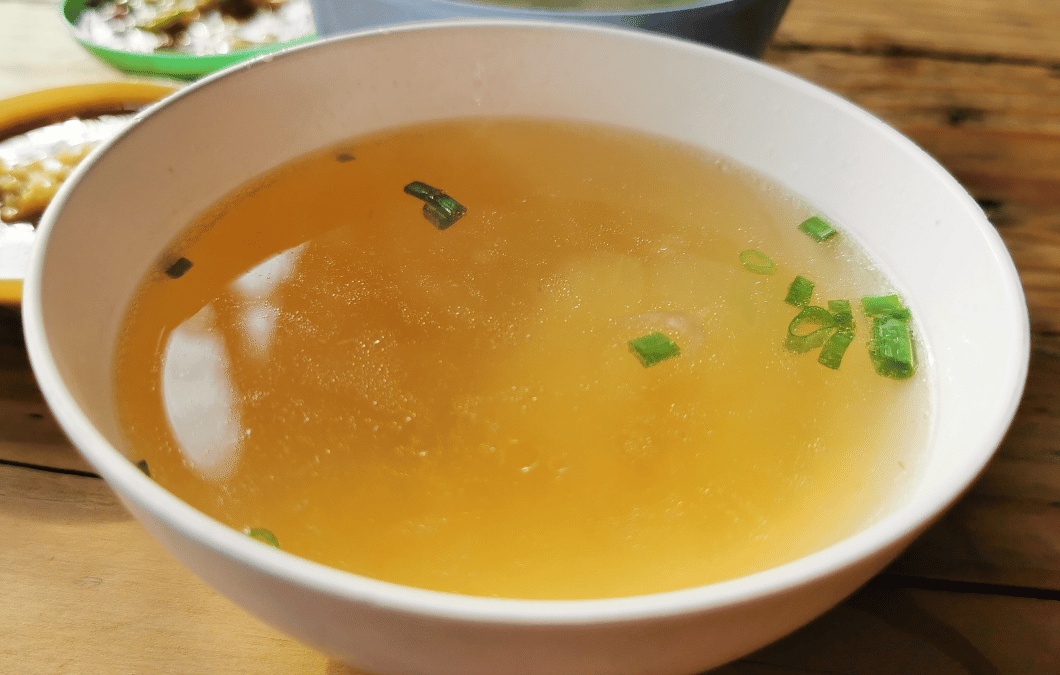 Caldo de legumes risoto