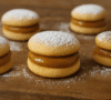 Bem-casado tradicional com doce de leite cremoso