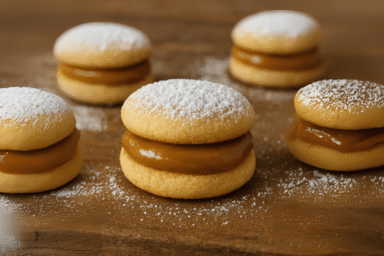 Bem-casado tradicional com doce de leite