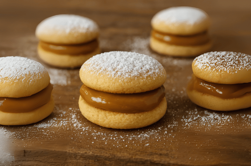 Bem-casado tradicional com doce de leite