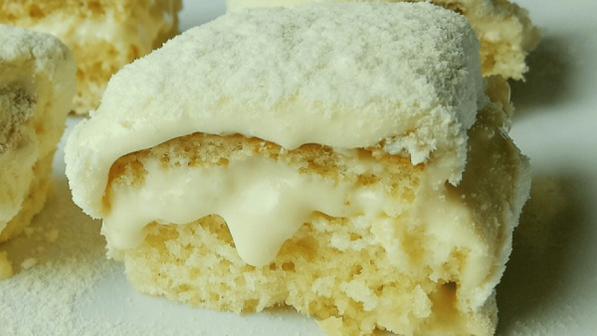 Bolo gelado de leite ninho