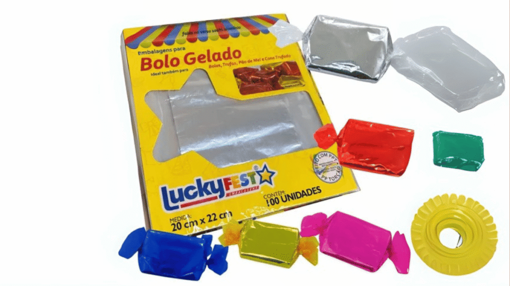 Embalagem para bolo gelado