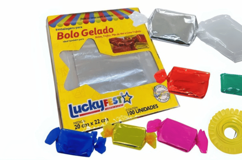 Embalagem para bolo gelado