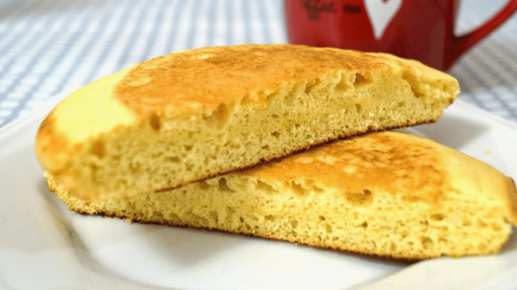 Pão low carb de frigideira