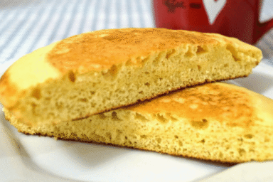Pão low carb de frigideira