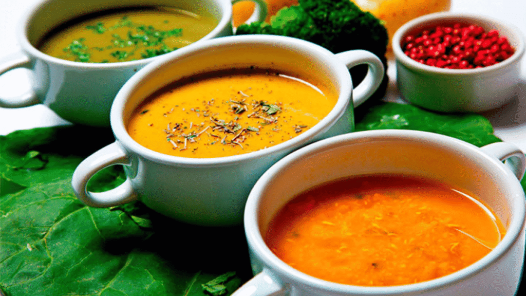 Quais são os tipos de caldos