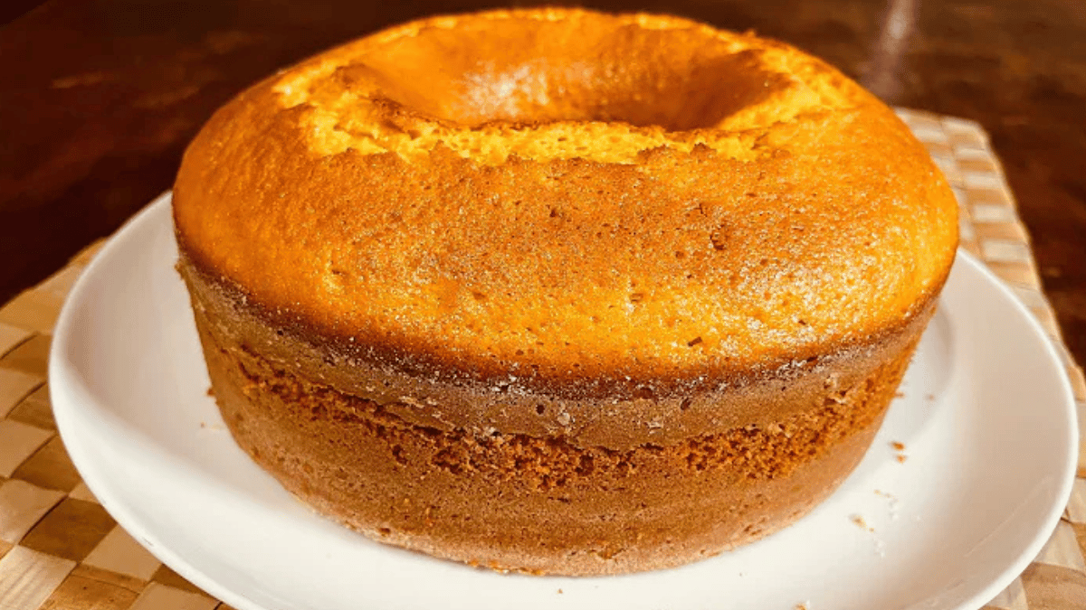 Receita de bolo de cenoura tradicional