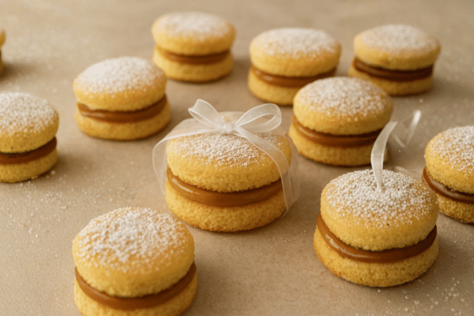 Bem-casado com massa de pão de ló