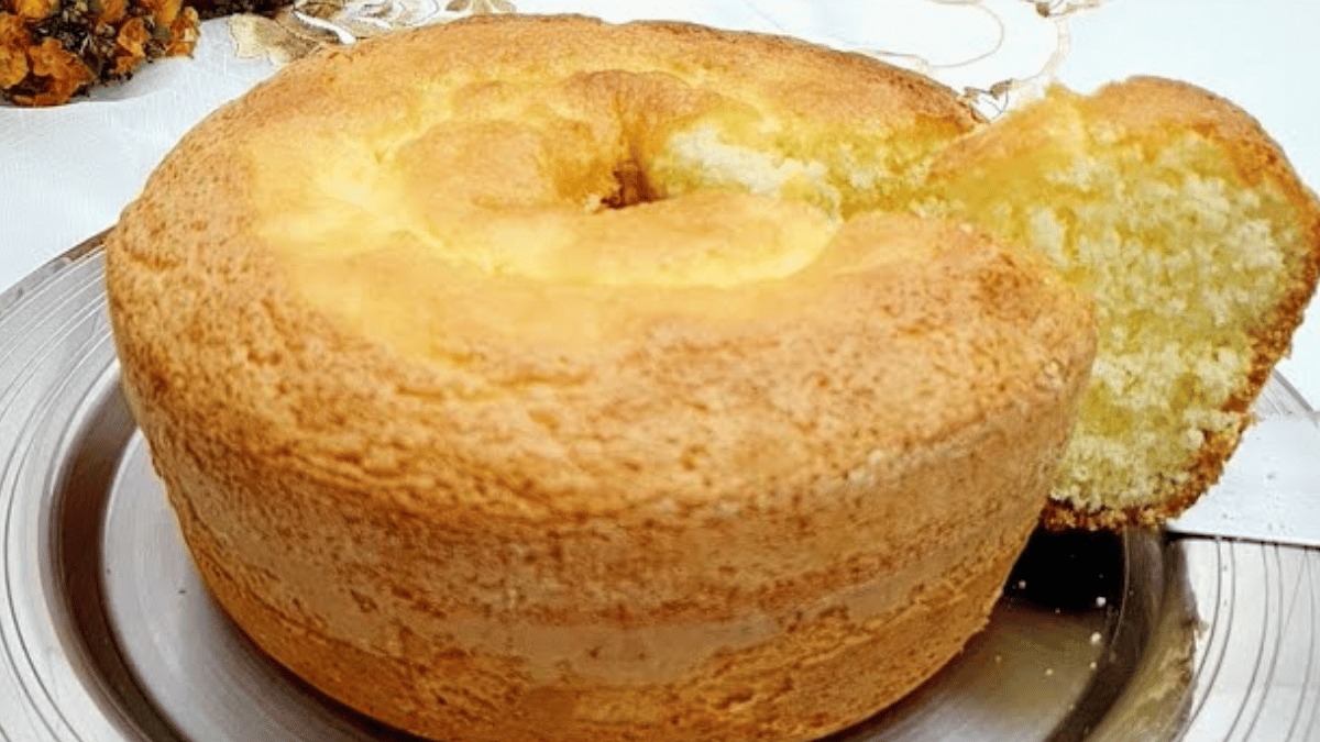 Bolo de maizena 3 ingredientes