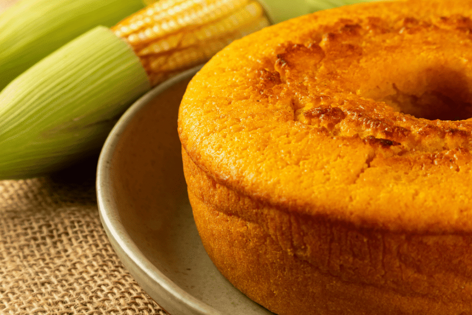 Bolo de milho de liquidificador