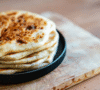 Pão de tapioca na frigideira