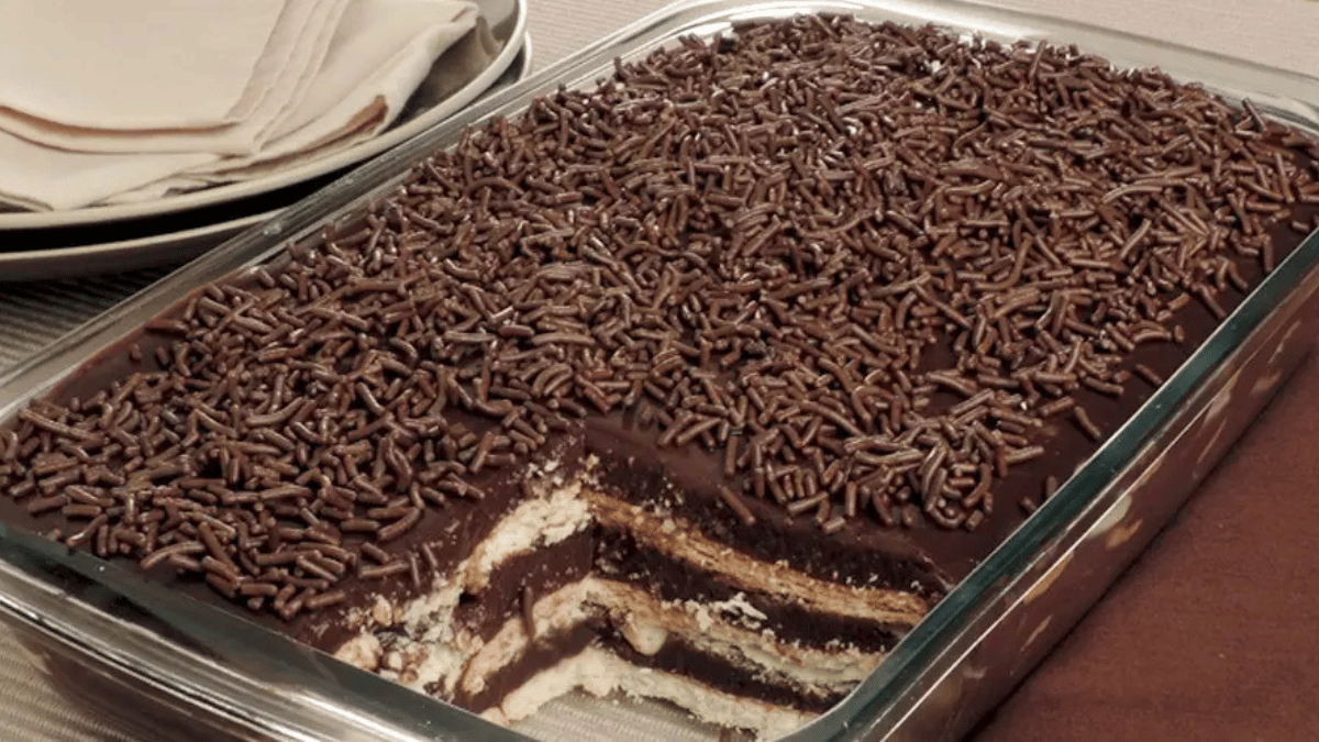 pavê de leite ninho com chocolate