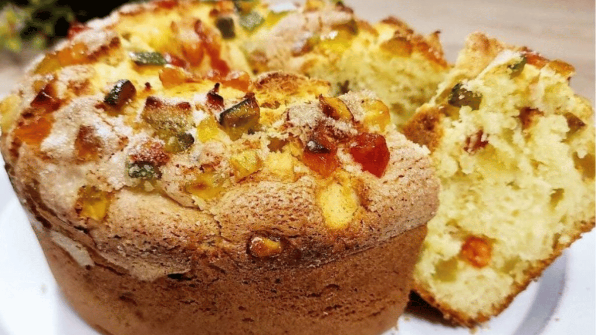 Receita de bolo de frutas