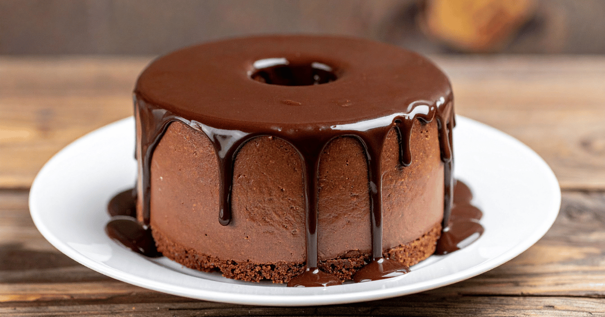 Bolo de chocolate cremoso
