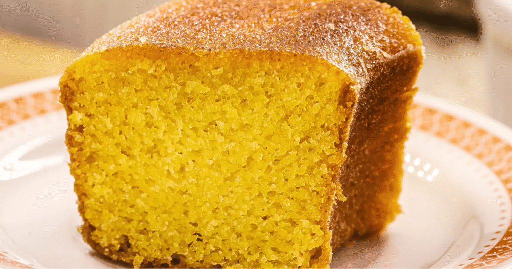 bolo de fubá com erva-doce