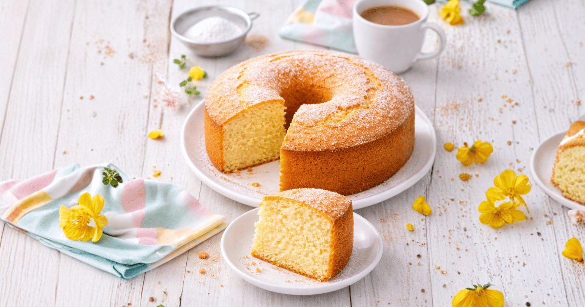 Bolo fofinho com margarina