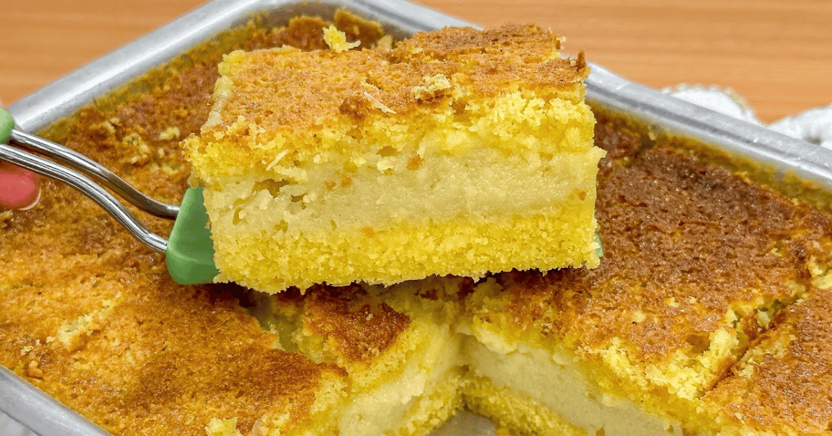 Bolo de fubá cremoso de liquidificador