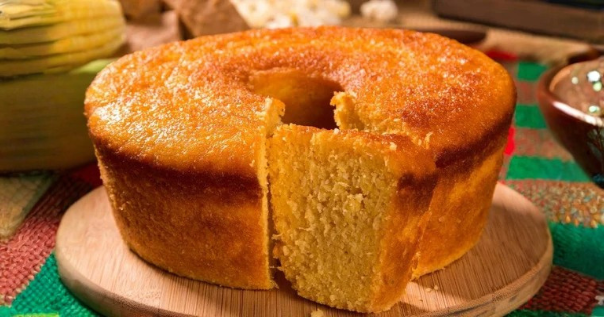 Bolo rápido com poucos ingredientes para visitas